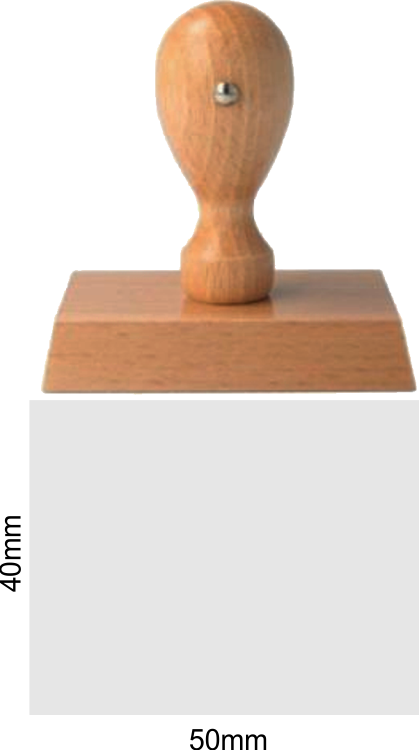 Klassik Holzstempel